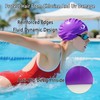 Swimming Cap Swimming Cap for Women and Men (Purple)