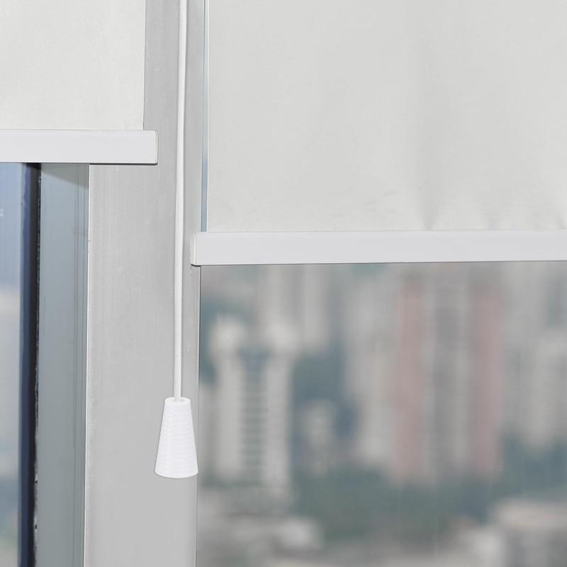 sourcing map 4Pcs Cord Knobs, 19mm Window Blind Tassels Plastic