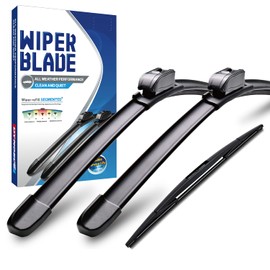 3 Windshield Wipers for Honda Odyssey 2005-2023, 26" + 22" + 16" Automotive Replacement Windshield wiper blades U/J Hook