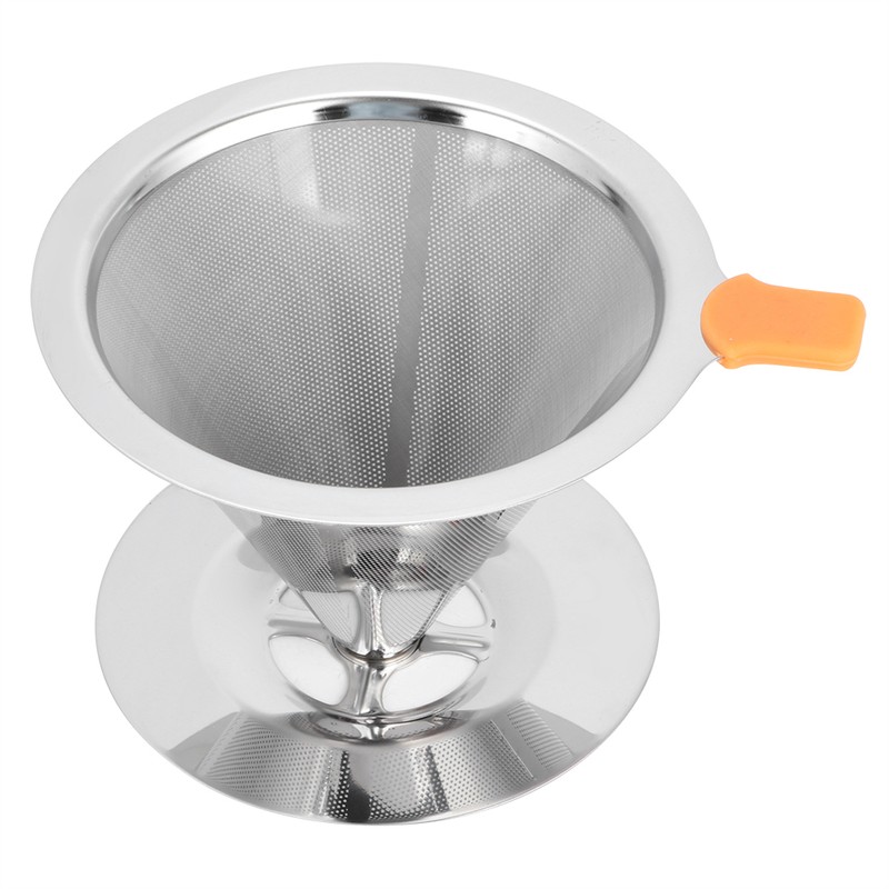 304 Stainless Steel Integrated Coffee Filter Paperless Reusable Coffee Filter