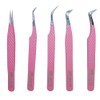 Eyelash Tweezers Set (Pink)