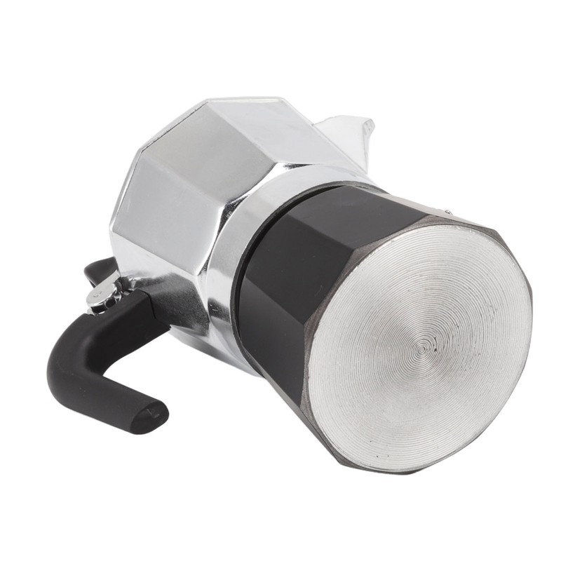 Double Valve Moka Pot Coffee Maker Pot Classic Octagonal Shape