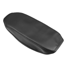 X AUTOHAUX Center Console Armrest Box Cover for Ford Focus ST Electric S SE SEL 2015-2018 Pad Interior Anti-Scratch Faux Leather Protector Decoration Black