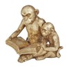 Deco 79 Polystone Monkey Sculpture, 9" x 6" x 7",