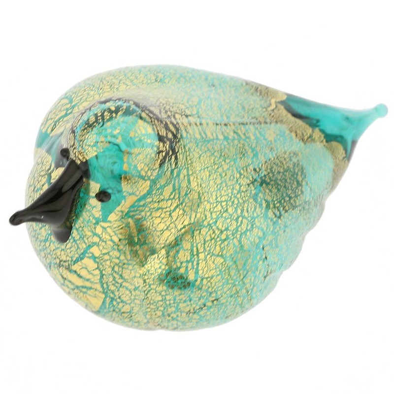 Glass Of Venice Murano Glass Bird - Aquamarine