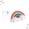 jojofuny 3pcs Cartoon Rainbow Wireless Earphone Cover Protective Case for