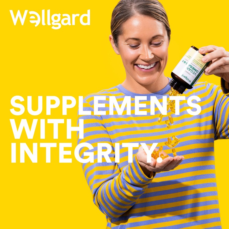 Vegan Omega 3 6 9 Capsules by Wellgard - High