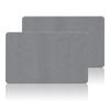 THMINS 2 Pack Extra Large Stone Bath Mat, 32''x20'' Non-Slip