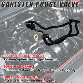F2GZ9D289A Vapor Canister Purge Valve for 2015-2022 Ford Edge, for 2020 Fusion Titanium, for 2016-2018 Lincoln MKX | OEM Replacement for 2.0L EcoBoost, Fits MKZ, Replaces F2GZ-9D289-A 994-930