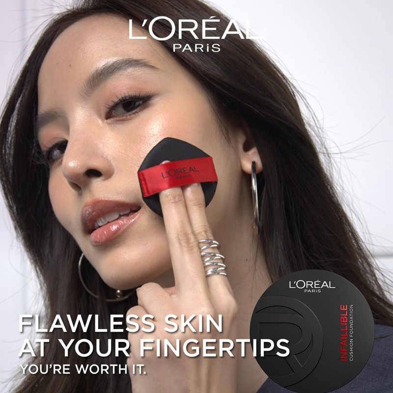 L'Oréal Paris Infallible Fresh Wear Cushion Foundation, Upto 24Hour Fresh