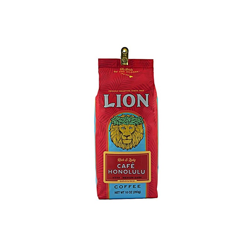 Lion Coffee Company Cafe Honolulu Ground Coffee 10 oz.