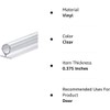 Gordon Glass® Large Translucent Shower Door Vinyl Bulb Seal -