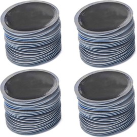 Parche de reparación de neumáticos 58mm, 80 piezas de caucho redondo para pinchazos, parche frío sin cámara universal para coche, moto y bicicleta