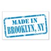 CafePress Made in Brooklyn Rectangle Bumper Sticker Car Decal