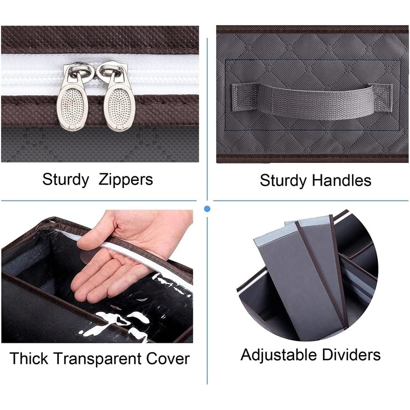 Under Bed Shoe Storage Organizer, Set of 1 Sturdy Closet