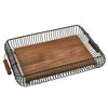 Gourmet Basics by Mikasa Westfield Rectangular Kitchen Centerpiece Storage Basket