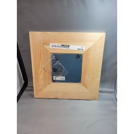 IKEA MALMA Mirror Natural Wood Framed 10"x10" Unfinished Pine