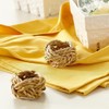 6 pieces handmade napkin rings, woven napkin rings, natural napkin