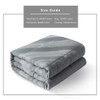 DOWNCOOL Down Alternative Quilted Comforter- Dark Grey Lightweight Duvet Insert