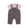 Corolle 12-Inch Bb Smock and Denim Overall Outfit