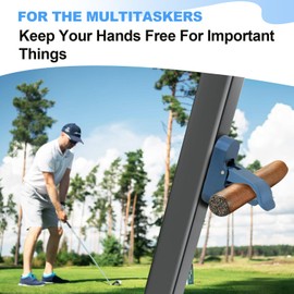 Portable Magnetic Cigar Holder-Stand Clip Hold 30-70 Rings,Golf Cart Magnetic Cigar Holder&Cigar Accessories