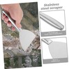 TEHAUX Stainless Steel Scraper Tool Multi Functional Flat Scraper Durable