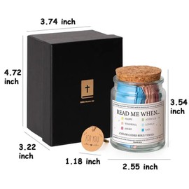 Bible Verse Jar, Christian Gifts for Women and Men Inspirational Bible 90-Day Bible Study Prayer Jar, Thoughtful Gifts for Graduation, Christmas, or Spiritual Encouragement-02