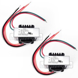 Hiorucet 24V 40VA Control Transformer for Packard PF42440, Supco SXT105, Jard 4031F, Multi Tap HVAC Furnace Transformer Class 2, Primary 120 208 240V Secondary 24V, 2 Pack.