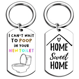 Ibiwe New House Keychain Popular Christmas Gifts 2024 House Warming Gift For Women Housewarming Gift For New Home New Apartment Gift Happy New House Gifts