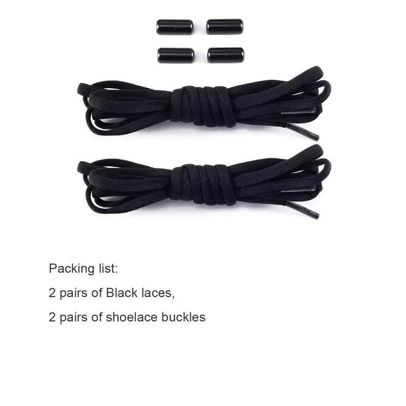 TQmate Elastic shoelaces without tying, elastic laces with quick release,
