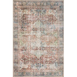 Loloi Loloi II Loren Brick/Multi 7'-6" x 9'-6" Area Rug