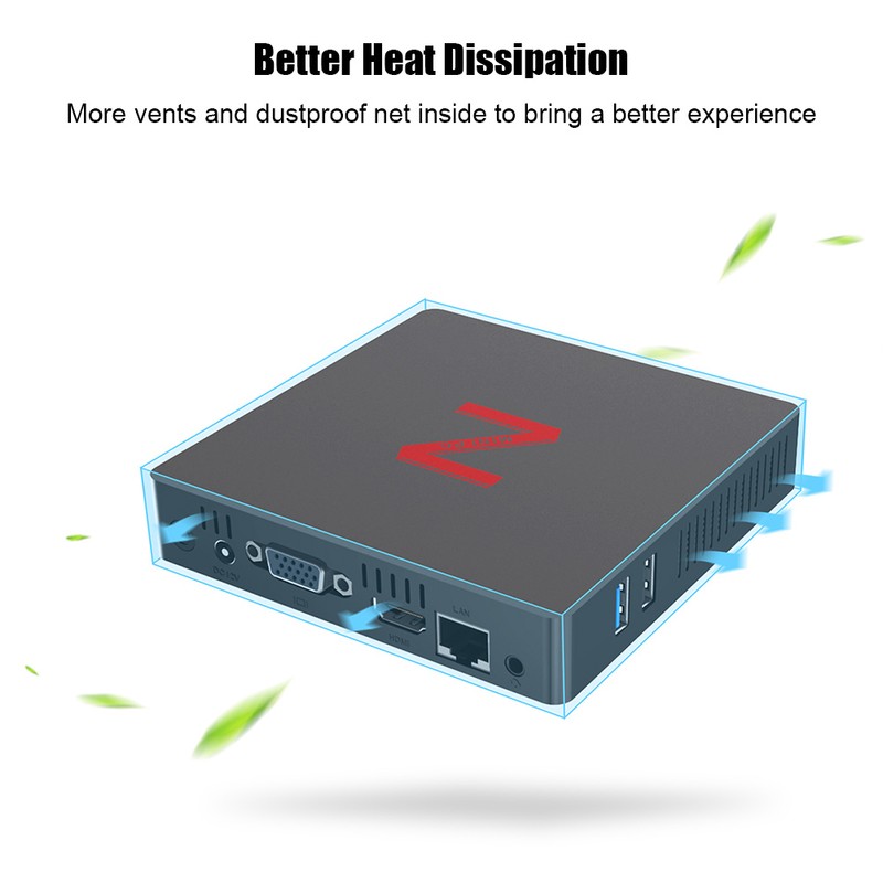 Z85 Beelink 2.4/5.8GHz Wifi VGA HDMI Quad Core Media Player