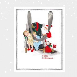 [From&Two] 10 Christmas Santa shopping bags FP22-5