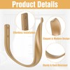 4 Pcs Gold Curtain Holdbacks, Heavy Duty Aluminum Alloy Wall