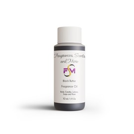 Black Butter Fragrance Oil - 1 Fl Oz Plastic Bottle (30ml)