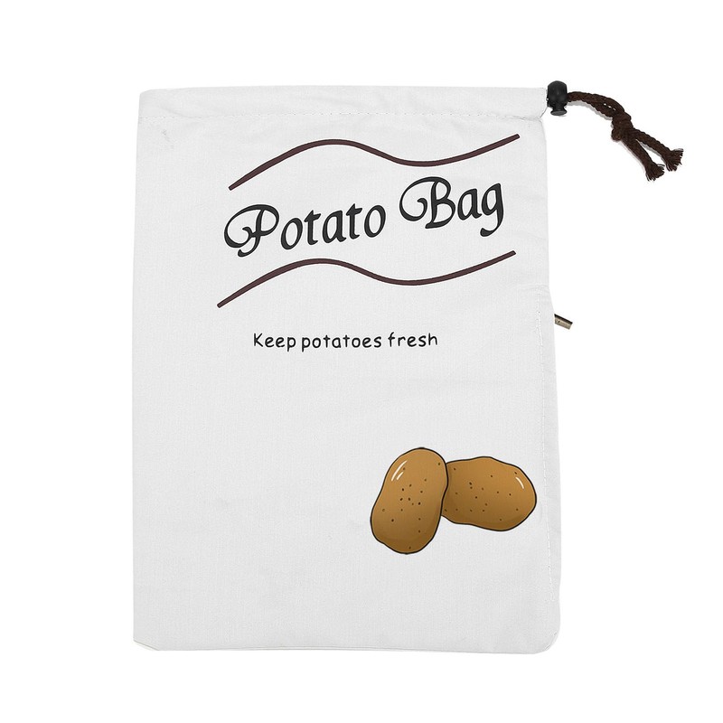 Potato Onion Storage Bags 3PCS ， Reusable Canvas Vegetable Produce