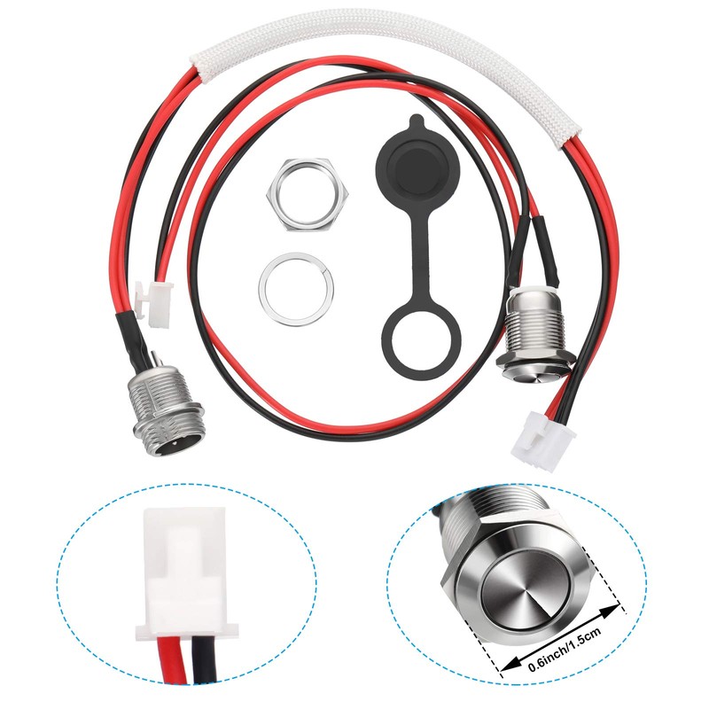 HESTYA 2 Packs Charging Port Replacement (3 Prong) Smart Self-Balancing