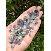 GAF TREASURES Wholesale Natural Semi Tumbled Rainbow Fluorite Gemstone Chips,
