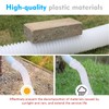 Bocguy Rain Gutter Downpipe, 1 Piece Gutter Flexible Downpipe Extension,