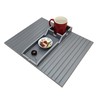 BAMJIUHAO Bamboo Sofa Armrest Tray - Couch Arm Tray with