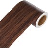 YENHOME Wood Wallpaper Border Peel and Stick Wood Grain Tape