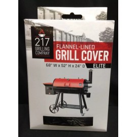 217 Grilling Company Outdoor sofa chair table chaise heavy Flannel Lined Pellet Grill Cover 68x52x24