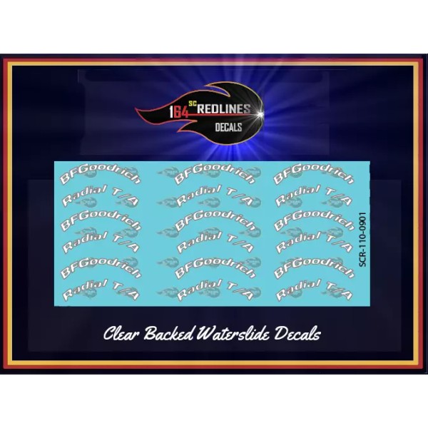 SCR 1/10 BF Goodrich Tire Logos Decal SCR-110-0901