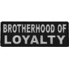 Brotherhood of Loyalty Patch - 4x1.5 inch. Embroidered Iron on