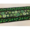 St Patrick's Day Green Gold Shamrock Quilted Dining or Coffee