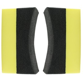 Hitefu 6 Pcs Durable Tire Applicator Sponge, Foam Tire Shine Applicator Pad for Car Glass, Painted Steel, Porcelain, Applying Wax