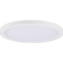 Maxim 57692WTWT Chip JA8 & ADA Compliant Energy Star Round Polycarbonate LED Flush Mount, 1-Light 15 Watt, 1"H x 7"W, White