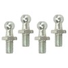 4Pcs 10mm Ball Studs 5/16‑18 Thread High Hardness Rugged Stable