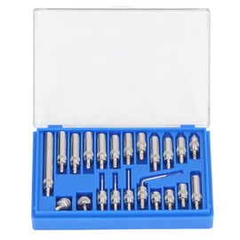 22Pcs Dial Indicator Points Carbide Probe Test End Tips with Storage Box UNF 4‑48 Thread