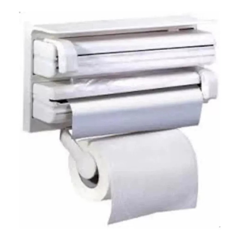 Misorel Dispensador De Papel 3 En 1 Aluminio Payo Servitoalla